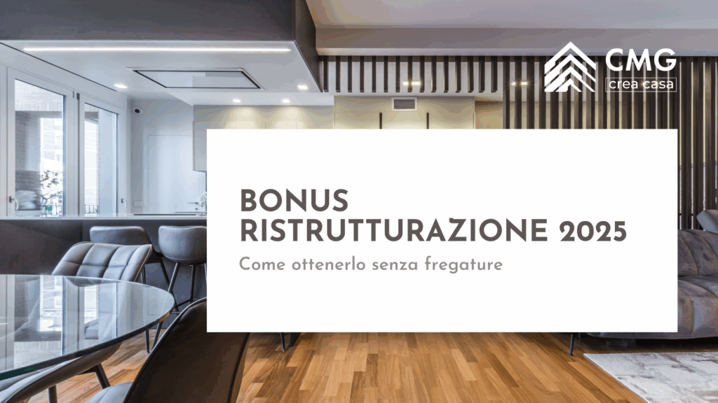 Interno di un appartamento moderno a Parma, immagine di copertina per la guida al bonus ristrutturazione 2025 che spiega come ottenerlo in sicurezza.