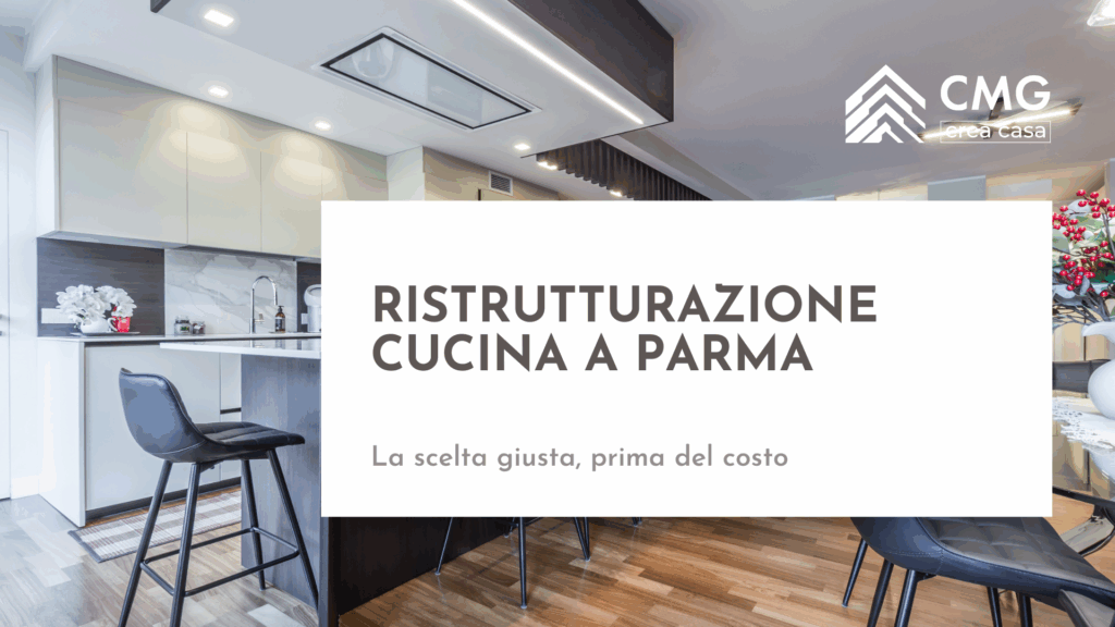 Cucina di design a Parma, immagine che rappresenta la scelta strategica dietro al costo di una ristrutturazione.