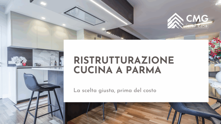Cucina di design a Parma, immagine che rappresenta la scelta strategica dietro al costo di una ristrutturazione.