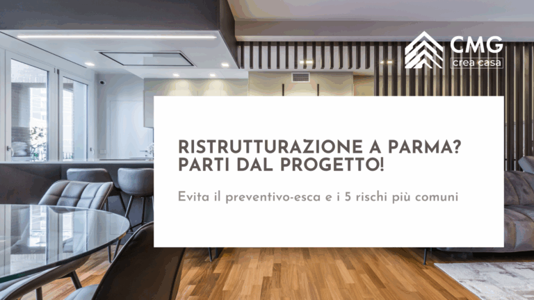 Mario Conte di CMG descrive cos'è un progetto di ristrutturazione e i rischi di procedere solo con il preventivo