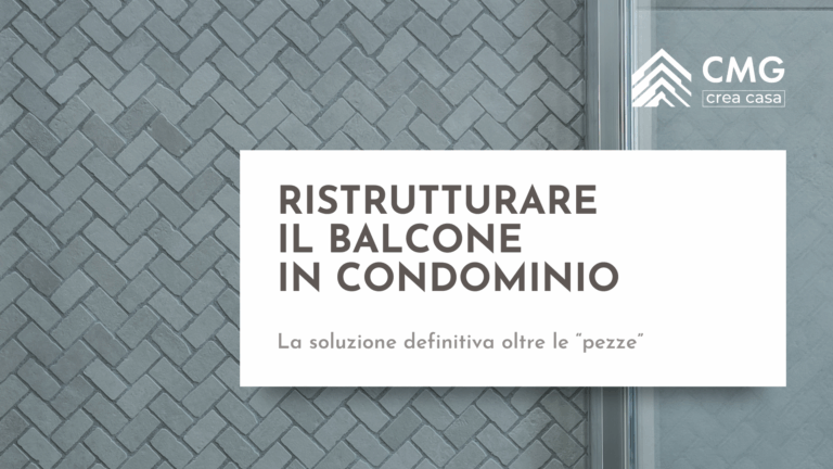 Mario Conte di CMG Crea Casa spiega perché un problema al balcone in un condominio a Parma non è un intervento isolato, ma l'opportunità per un progetto di ristrutturazione integrato.