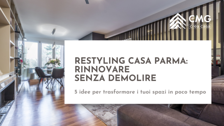 Mario Conte di CMG Crea Casa mostra come fare un progetto di restyling di un soggiorno a Parma, trasformato da classico a moderno con nuove finiture e luci.