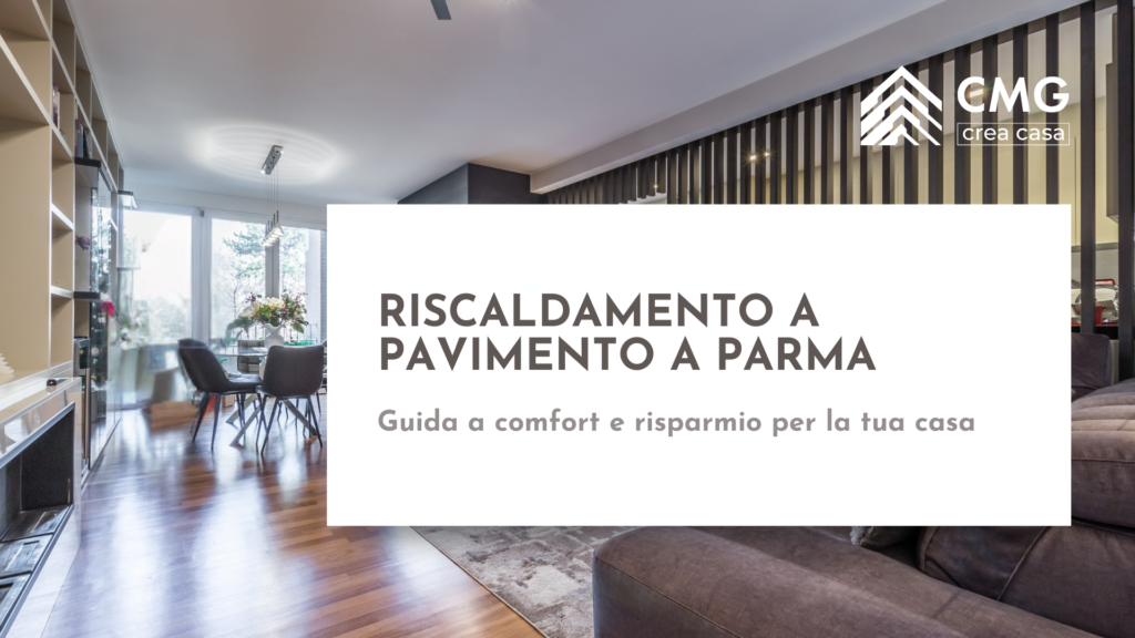 Mario Conte di CMG Crea Casa illustra le fasi di posa di un impianto di riscaldamento a pavimento a Parma, evidenziando l'importanza del massetto tecnico.