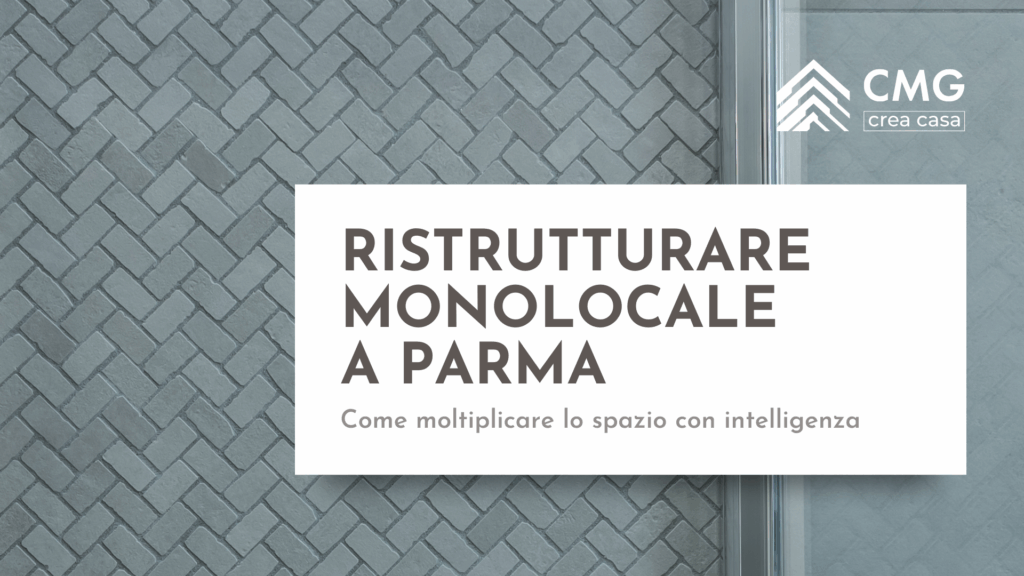 Mario Conte di CMG Crea Casa mostra un progetto di ristrutturazione monolocale a Parma con soppalco e soluzioni salvaspazio intelligenti.