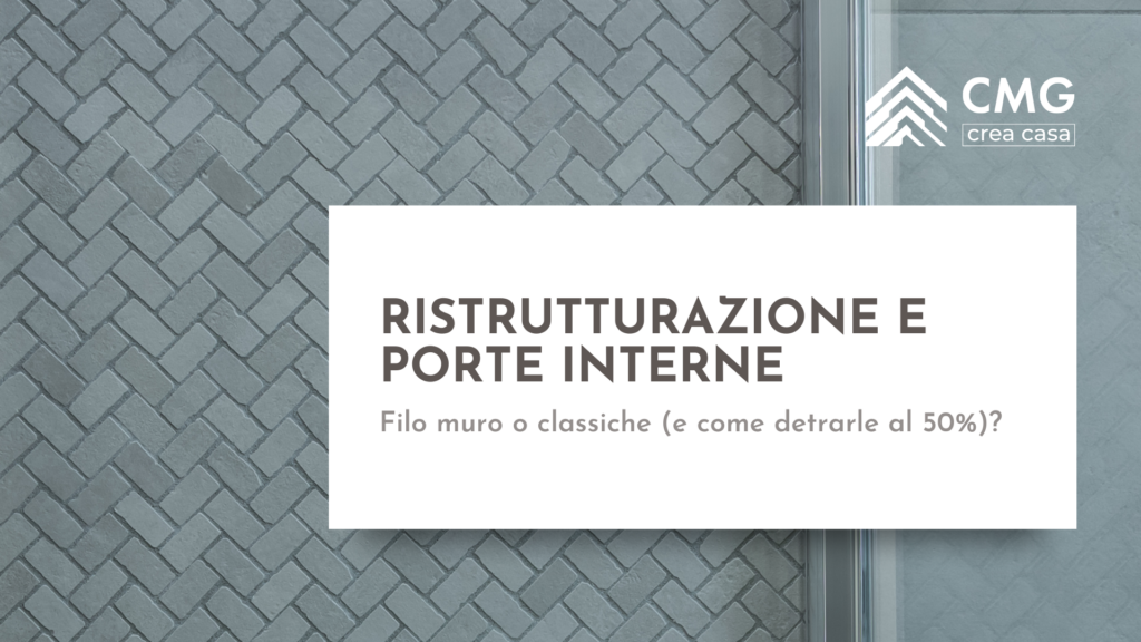 Mario Conte spiega la differenza di posa tra porte classiche e filo muro a Parma.