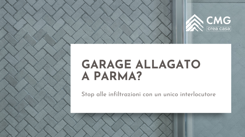 Mario Conte di CMG Crea Casa illustra l'intervento di impermeabilizzazione tecnica per un garage condominiale a Parma.
