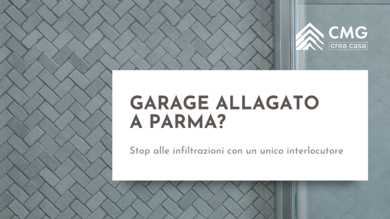 Mario Conte di CMG Crea Casa illustra l'intervento di impermeabilizzazione tecnica per un garage condominiale a Parma.