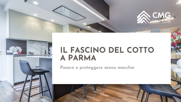 Mario Conte di CMG Crea Casa mostra il trattamento protettivo su un pavimento in cotto antico a Parma.