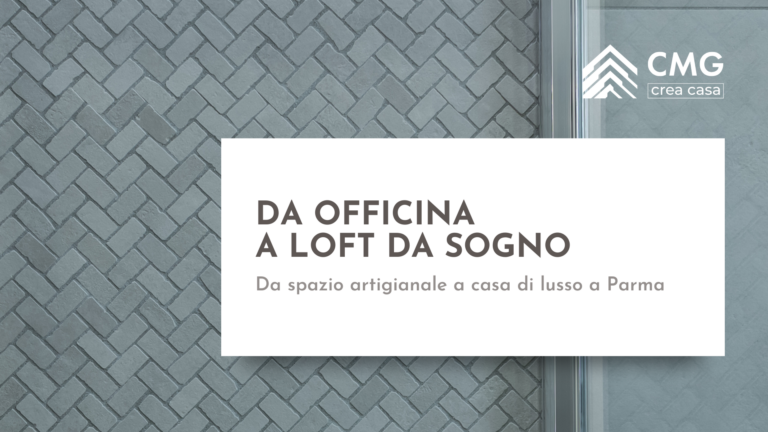 Mario Conte di CMG Crea Casa spiega come gestire il recupero di un loft industriale a Parma valorizzando muri in mattoni e grandi altezze.
