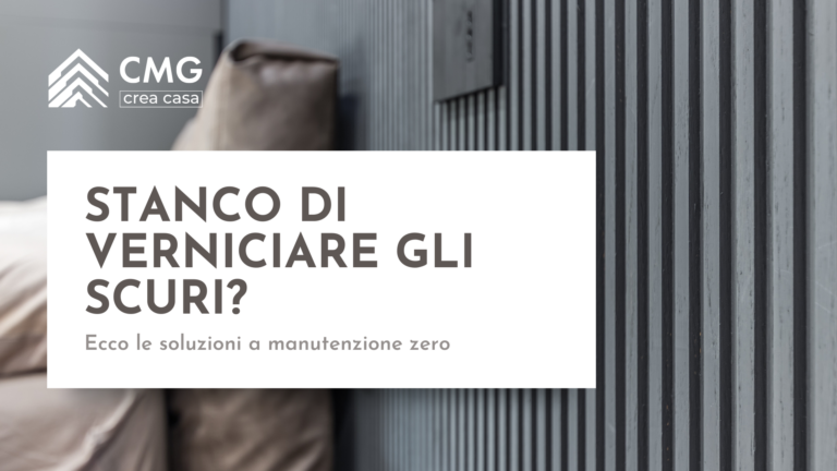 Mario Conte di CMG Crea Casa spiega i vantaggi degli scuri in alluminio a taglio termico installati in un'abitazione a Parma.