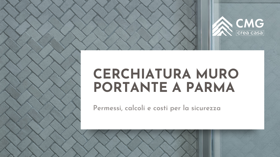 Mario Conte spiega la cerchiatura di un muro portante a Parma