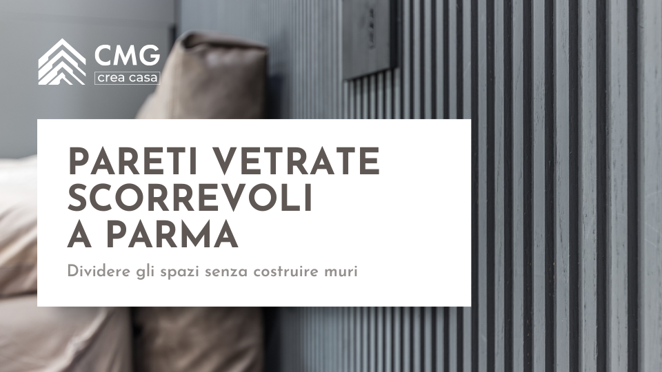 Mario Conte spiega le pareti vetrate scorrevoli a Parma