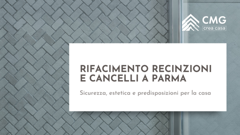 Mario Conte illustra il rifacimento di recinzioni e cancelli a Parma