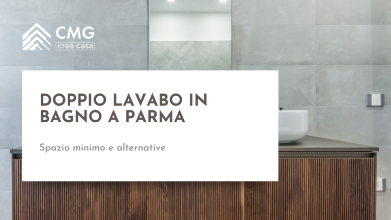 Mario Conte spiega come realizzare il doppio lavabo in bagno a Parma