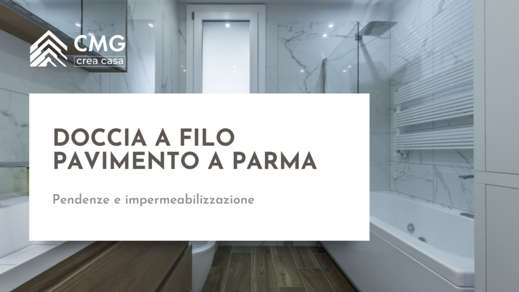 Mario Conte spiega il piatto doccia a filo pavimento a Parma