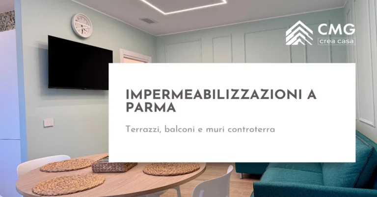 Impermeabilizzazioni a Parma - terrazzi balconi e muri controterra - CMG Crea Casa