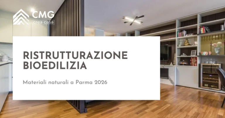 Ristrutturazione bioedilizia a Parma - materiali naturali - CMG Crea Casa