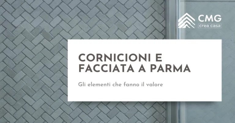 Ristrutturazione cornicioni a Parma - elementi decorativi che fanno il valore immobile - CMG Crea Casa