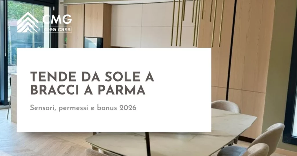 Tende da sole a bracci motorizzate a Parma - CMG Crea Casa