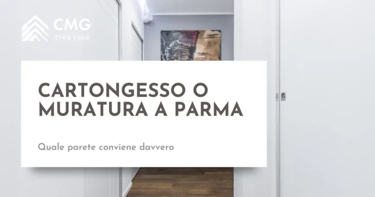 Parete in cartongesso o in muratura a Parma - CMG Crea Casa