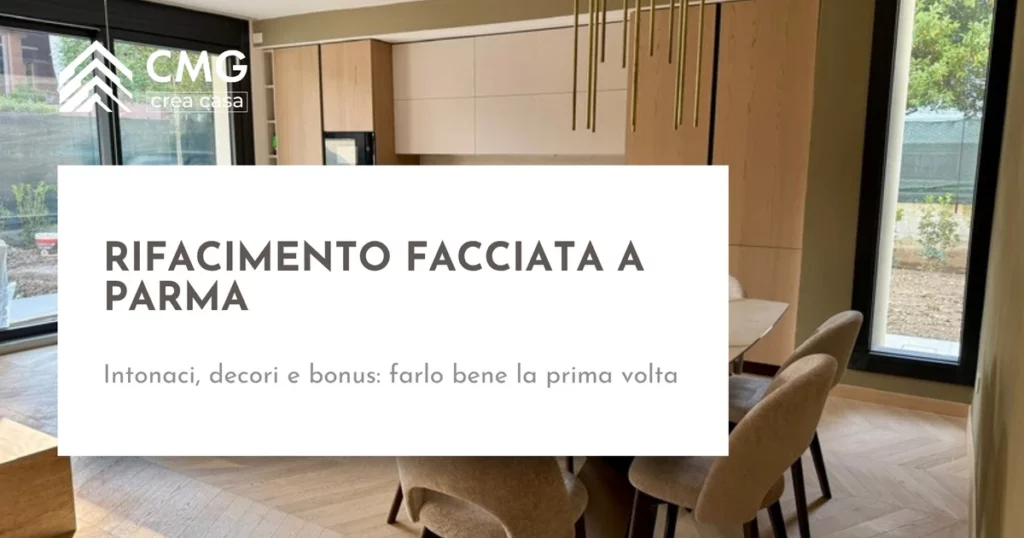 Rifacimento facciata a parma - CMG Crea Casa
