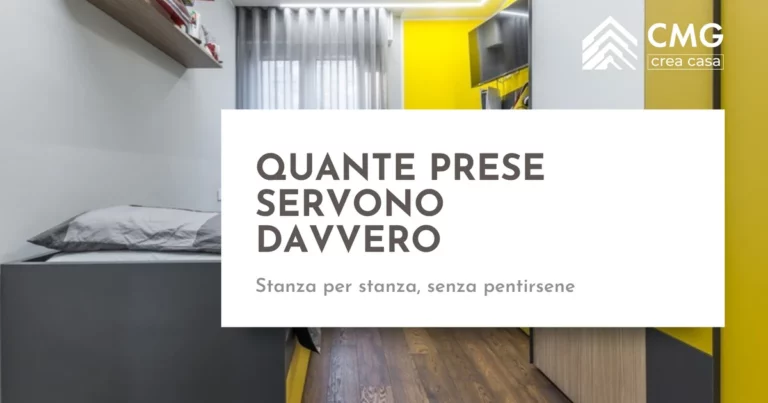 Quante prese servono davvero in ogni stanza per non pentirsene dopo: la guida per chi ristruttura a Parma - CMG Crea Casa