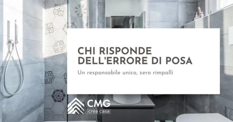 Chi è il responsabile se idraulico e piastrellista si rimpallano un errore di posa a Parma - CMG Crea Casa