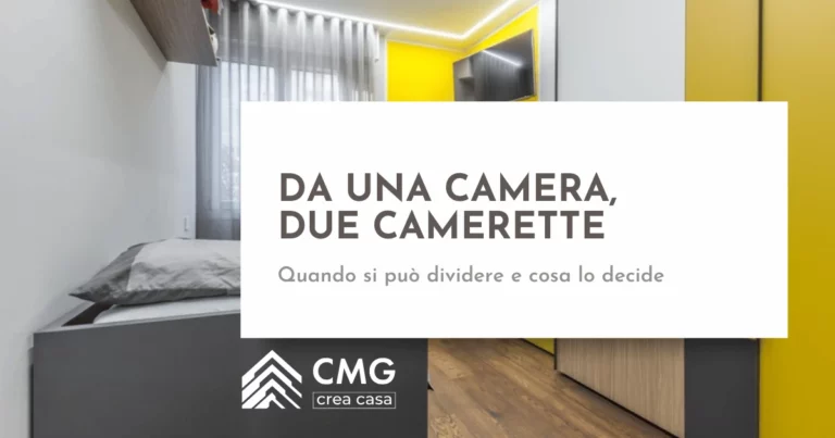 Da una camera grande a due camerette a Parma: si può dividere una stanza? - CMG Crea Casa