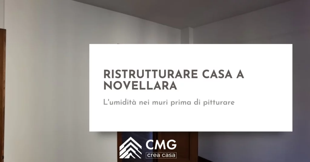Ristrutturare casa a Novellara: l'umidità nei muri prima di intonaci e pitture - CMG Crea Casa