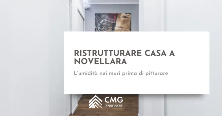Ristrutturare casa a Novellara: l'umidità nei muri prima di intonaci e pitture - CMG Crea Casa