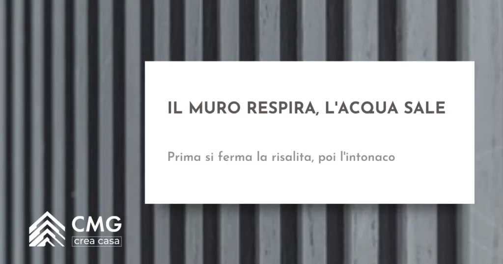 Intonaco deumidificante macroporoso: come lavora sui muri con l'umidità di risalita - CMG Crea Casa
