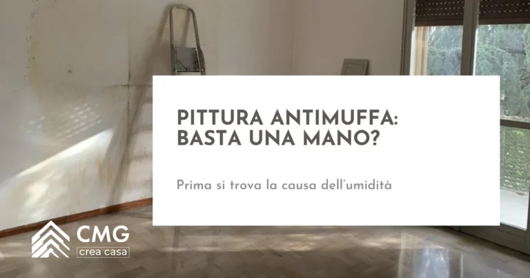 Pittura antimuffa: che cosa fa sulla parete e che cosa resta da risolvere - CMG Crea Casa