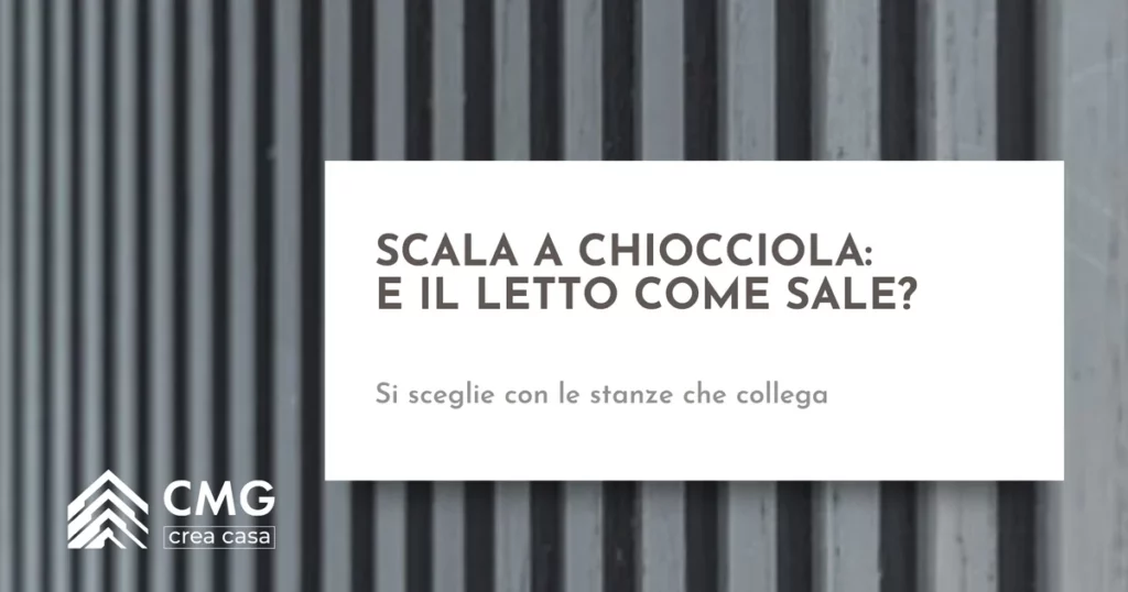 Scala a chiocciola nella casa da ristrutturare: quanto spazio occupa e come si usa - CMG Crea Casa