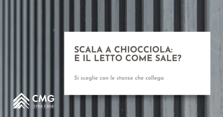 Scala a chiocciola nella casa da ristrutturare: quanto spazio occupa e come si usa - CMG Crea Casa