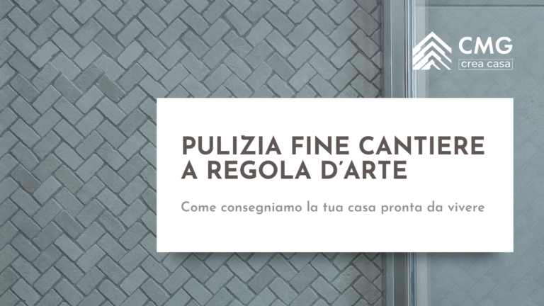 Mario Conte di CMG Crea Casa mostra i dettagli di una pulizia fine cantiere a Parma prima della consegna al cliente.