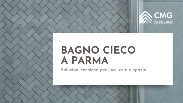 Mario Conte di CMG Crea Casa racconta come gestire la ristrutturazione di un bagno cieco a Parma, garantendo ricambio d'aria e un'illuminazione moderna.